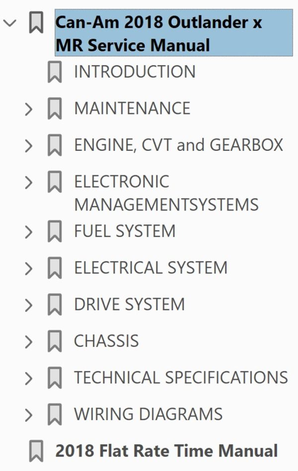 Can-Am 2018 Outlander 850 x MR Service Manual - Image 4