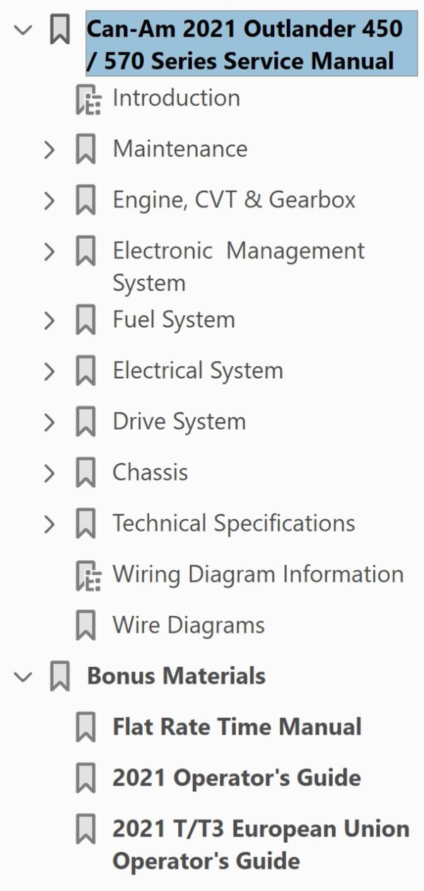 Can-Am 2021 Outlander 570 Service Manual - Image 4