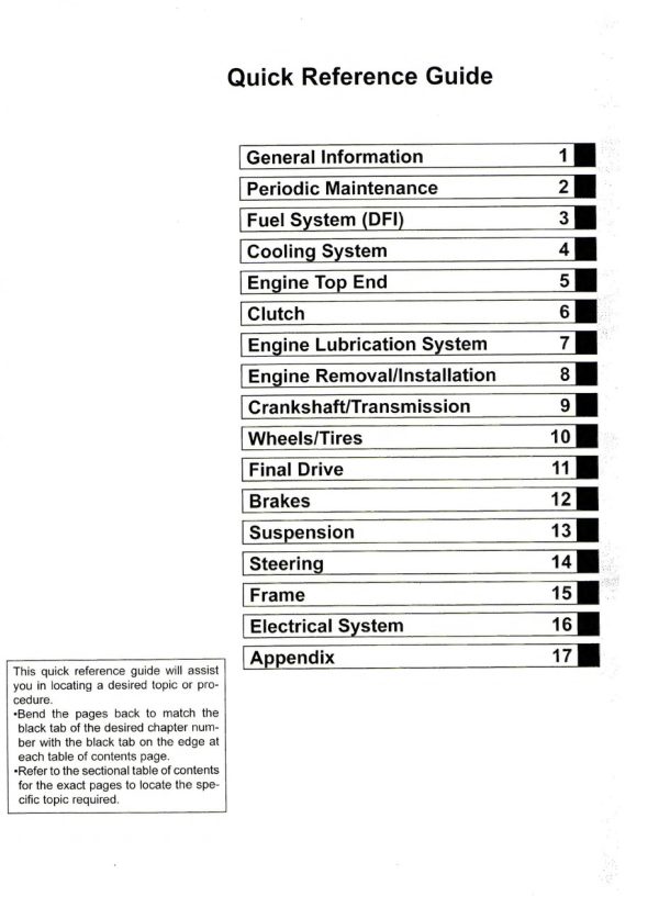 Kawasaki 2014 Z1000SX Service Manual - Image 4