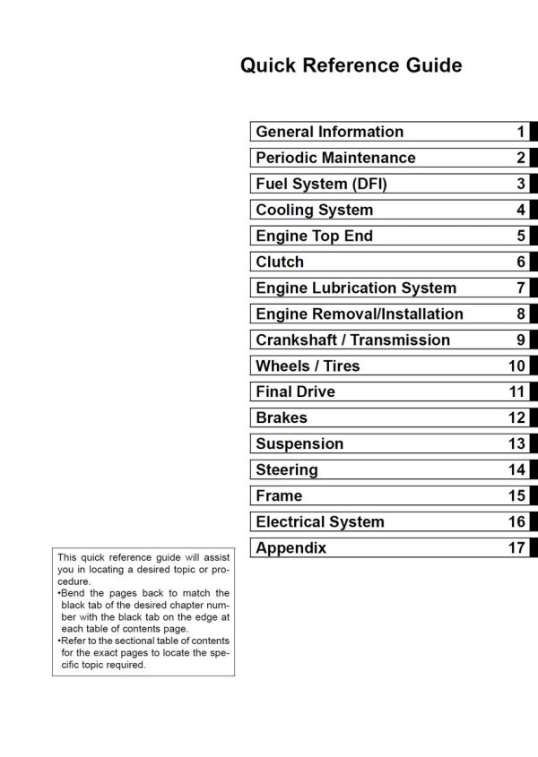 Kawasaki 2003 Ninja ZX-6R Service Manual - Image 4