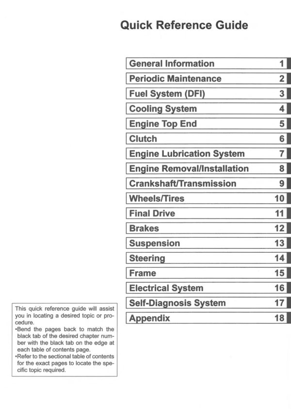 Kawasaki 2016 Ninja ZX-10R KRT Service Manual - Image 4