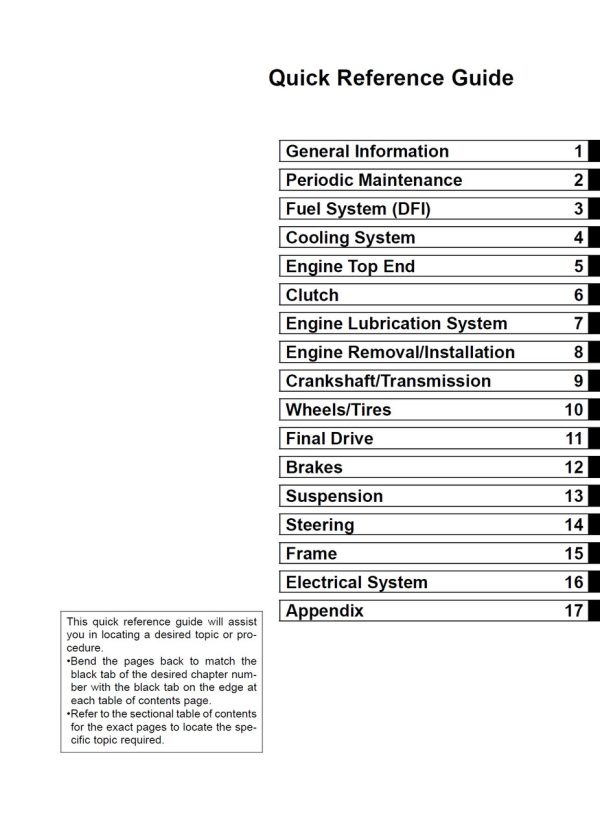 Kawasaki 2003 Vulcan 1500 Mean Streak Service Manual - Image 4