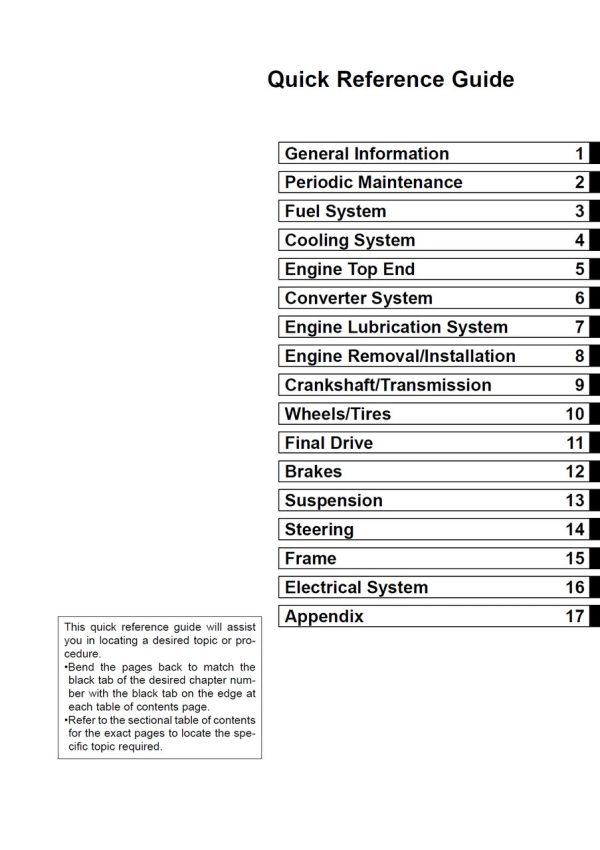 Kawasaki 2004 KFX700 V-Force Service Manual - Image 4