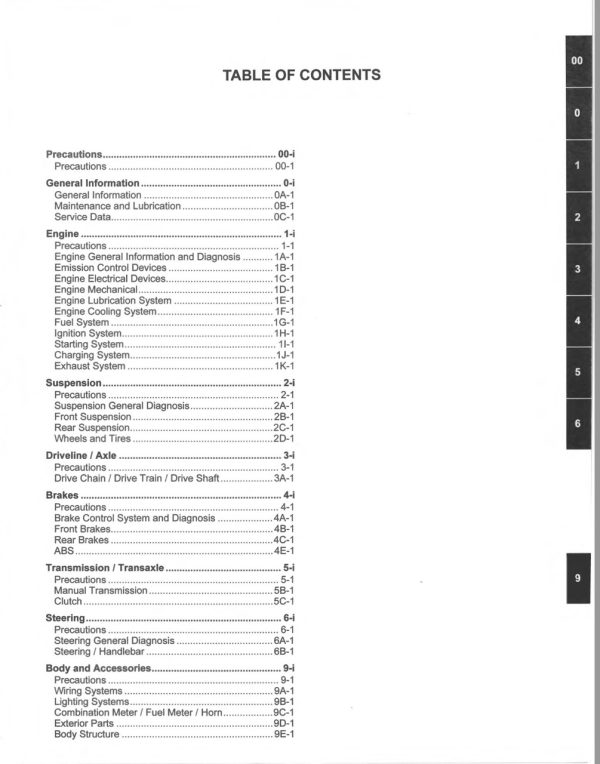 Suzuki 2017 SV650A Service Manual - Image 4