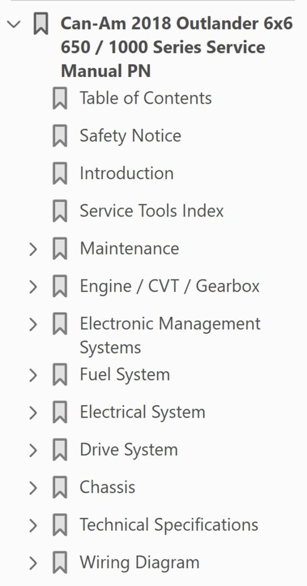 Can-Am 2018 Outlander 6x6 Pro 1000 Service Manual - Image 4