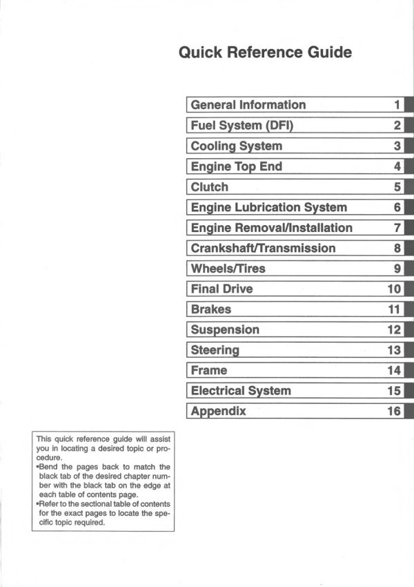 Kawasaki 2001 Vulcan 1500 Drifter Service Manual - Image 4