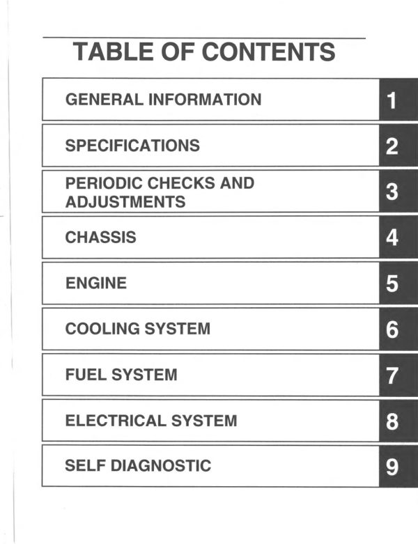 Yamaha 2023 XMax 300 Service Manual - Image 4