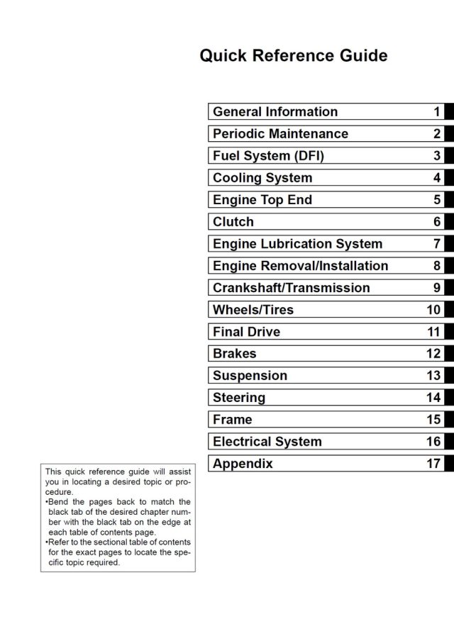 Kawasaki 2016 Z800 ABS Service Manual - Image 4