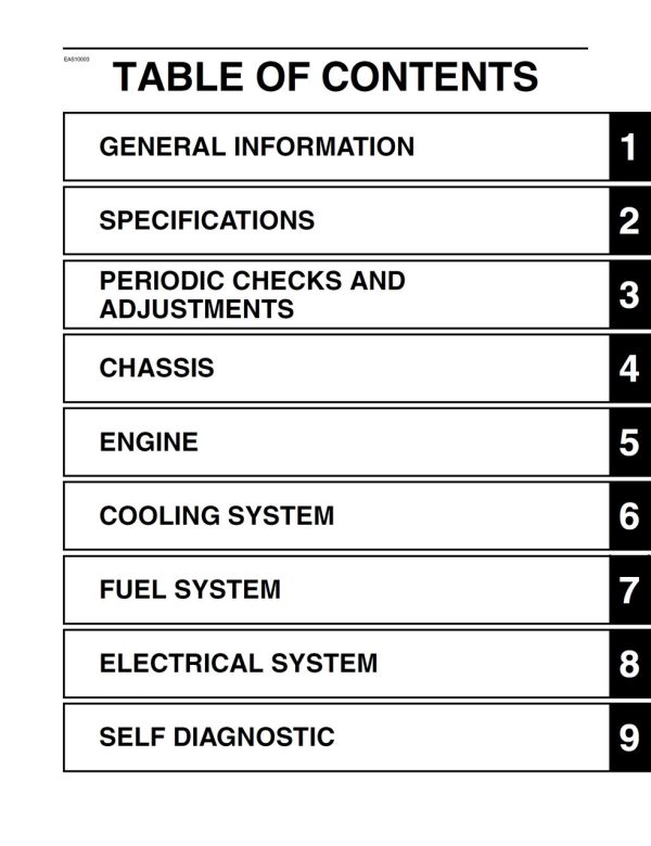Yamaha 2022 YZF-R1 Service Manual - Image 4