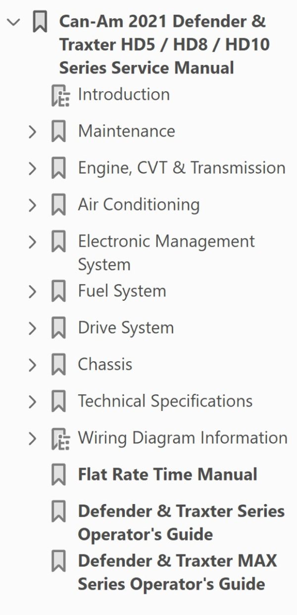 Can-Am 2021 Traxter XT HD8 Service Manual - Image 4