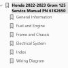 Honda 2023 Grom ABS Service Manual - Image 4