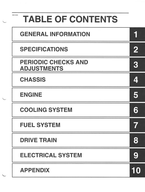Yamaha 2020 Wolverine X4 SE Service Manual - Image 4