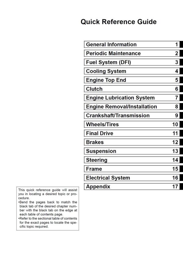 Kawasaki 2007 Versys 650 Service Manual - Image 4