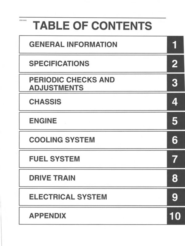 Yamaha 2024 Kodiak 700 EPS Service Manual - Image 4