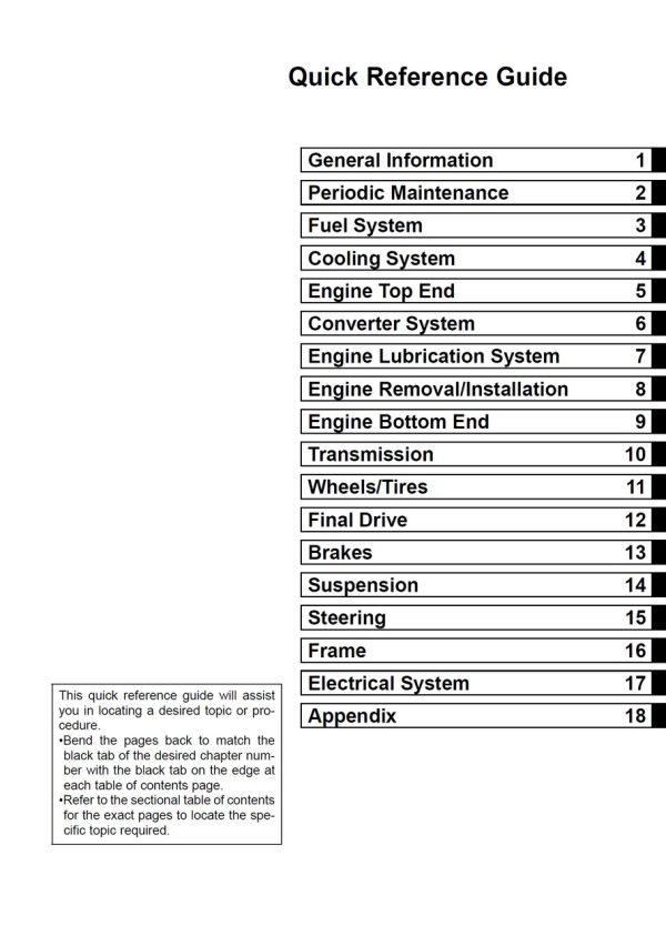 Kawasaki 2005 Mule 3010 Trans 4x4 Service Manual - Image 4