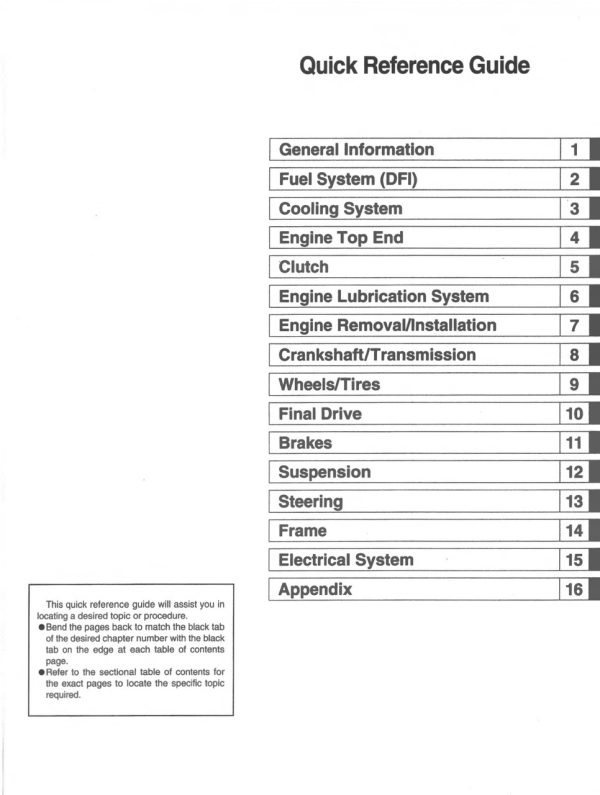 Kawasaki 2000 Vulcan 1500 Drifter Service Manual - Image 4