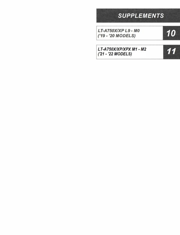 Suzuki 2021 King Quad 750 SE+ Service Manual - Image 5