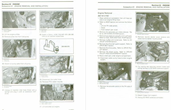 Ski-Doo 2010 MX Z Adrenaline 600 HO E-TEC Service Manual - Image 2