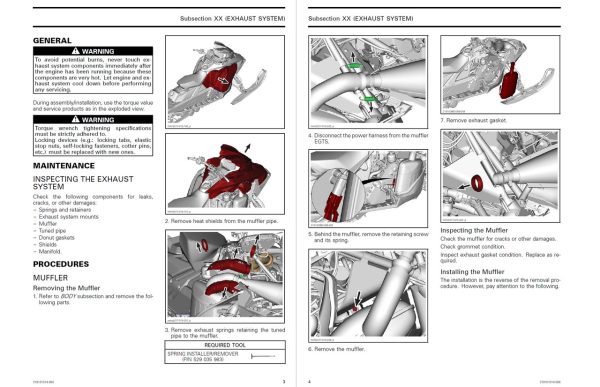 Ski-Doo 2022 Summit X Expert 850 E-TEC Turbo Service Manual - Image 3