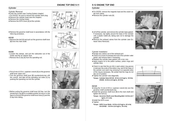 Kawasaki 2003 KX250 Service Manual - Image 3