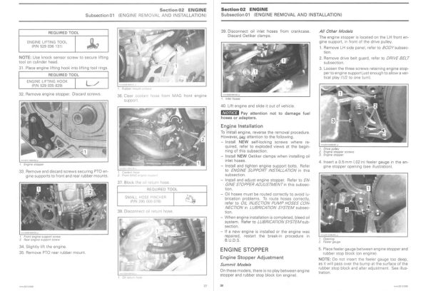 Ski-Doo 2015 Summit X T3 Package 800R E-TEC Service Manual - Image 2