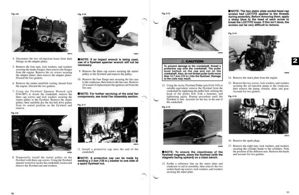 Arctic Cat 1995 Z 440 Snowmobile Service Manual - Image 2