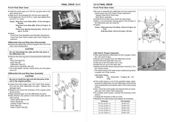 Kawasaki 2008 Mule 3010 Trans 4x4 Diesel Service Manual - Image 3