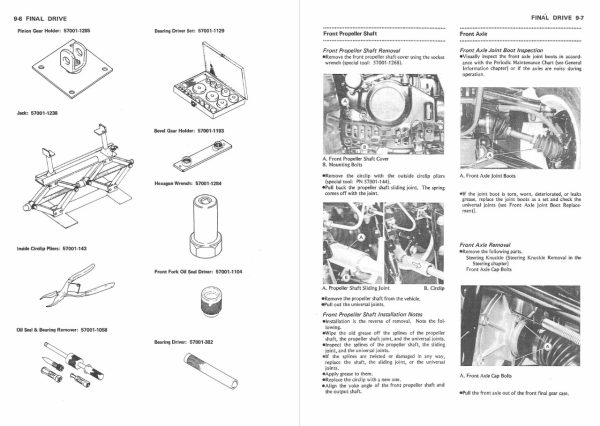 Kawasaki 1990 Bayou 300 Service Manual - Image 3