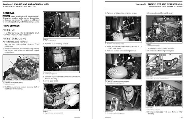 Can-Am 2018 Outlander 450 Service Manual - Image 2