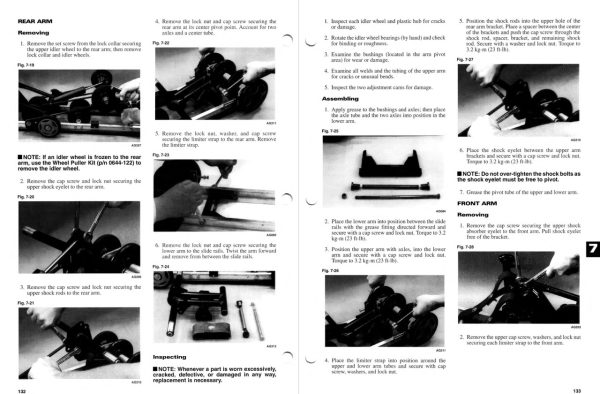 Arctic Cat 1995 Puma Snowmobile Service Manual - Image 2