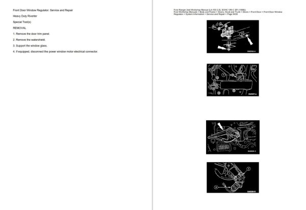 Ford 2000 Ranger 2.5L XL SuperCab Service Manual - Image 3